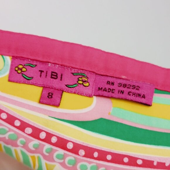 Tibi Mod Paisley Halter Cotton Sundress - Picture 3 of 12